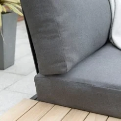 Kettler - Elba Standard Low Lounge Corner Set Grey - Alton Garden Centre 7 Kettler - Elba Standard Low Lounge Corner Set Grey - Alton Garden Centre -Garden Strimmers Shop kettler elba low corner lounge closeup