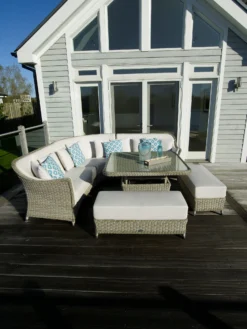 Bramblecrest - San Marie Corner Sofa Set & 2 Benches - Alton Garden Centre -Garden Strimmers Shop monte corner 3