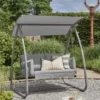 Norfolk Leisure - Newmarket Double Swing Seat Inc: Cushions - Alton Garden Centre