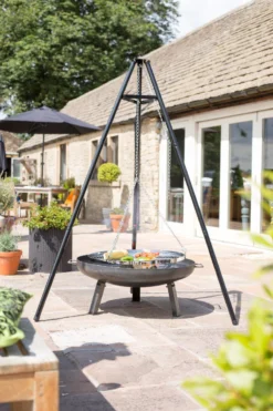 Tripod With Hanging Grill - Alton Garden Centre