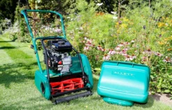 Allett Classic 17" Petrol Cylinder Lawn Mower - Alton Garden Centre -Garden Strimmers Shop products allett 14 1 1