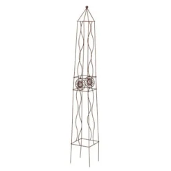 Panacea Aztec Sun Obelisk - Rust - Alton Garden Centre