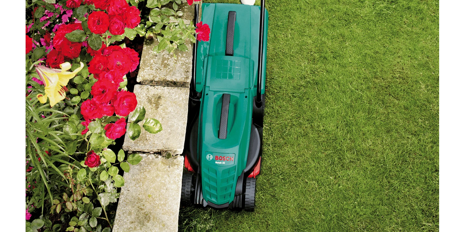 BOSCH Rotak 32 R Electric Lawnmower | Alton Garden Centre 2 BOSCH Rotak 32 R Electric Lawnmower | Alton Garden Centre - Image 2