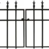 Panacea Classic Finial Fence Gate - Black - Alton Garden Centre