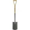 Kent & Stowe Black Carbon Steel Digging Spade - Alton Garden Centre