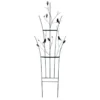Panacea Curved Leaf & Bird Trellis - Black / Bronze - Alton Garden Centre