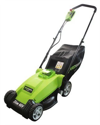 Greenworks GWG40LM35K2 35cm Cordless Lawnmower, 2Ah Li Battery And Charger - Alton Garden Centre 1 Greenworks GWG40LM35K2 35cm Cordless Lawnmower, 2Ah Li Battery And Charger - Alton Garden Centre