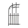 Panacea Kensington Fence End Panel - Black - Alton Garden Centre