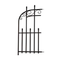 Panacea Kensington Fence End Panel - Black - Alton Garden Centre