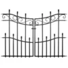 Panacea Kensington Fence Gate - Black - Alton Garden Centre