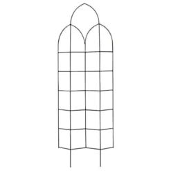 Panacea Offset Spires Trellis - Black - Alton Garden Centre