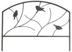 Panacea Perching Birds Garden Edge - Black - Alton Garden Centre