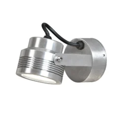 Konstsmide Monza 7917-310 High Power LED Wall Light - Aluminium - Alton Garden Centre