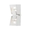 Konstsmide Potenza 7955-250 High Power LED Wall Light - Matt White - Alton Garden Centre