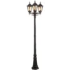 Konstsmide Firenze 7217-750 Column Light - Matt Black - Alton Garden Centre