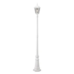 Konstsmide Firenze 7233-250 Column Light - Matt White - Alton Garden Centre