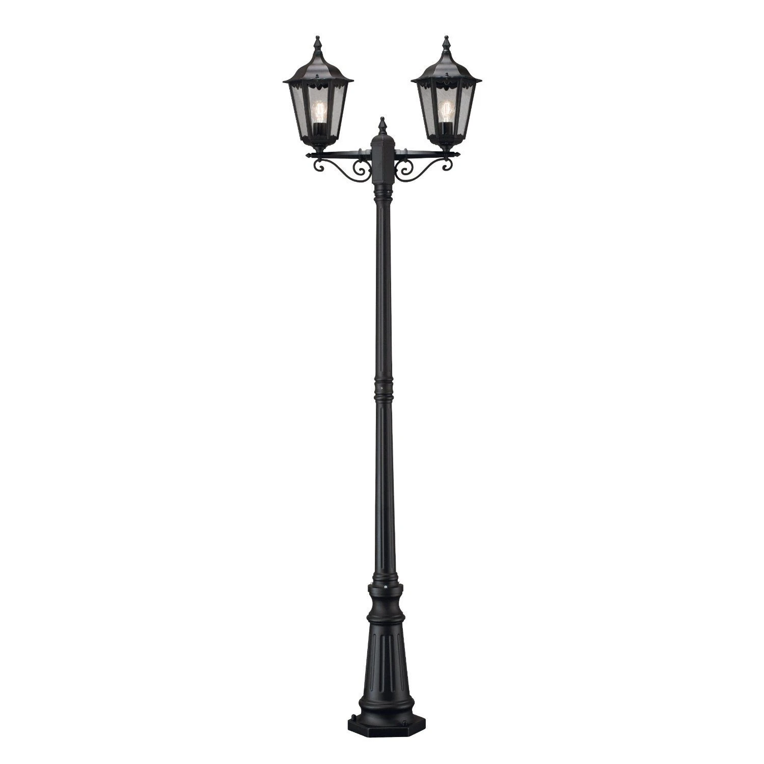 Konstsmide Firenze 7234-750 Column Light - Matt Black - Alton Garden Centre 1 Konstsmide Firenze 7234-750 Column Light - Matt Black - Alton Garden Centre
