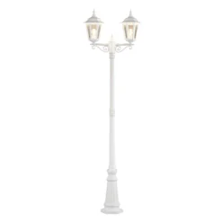 Konstsmide Firenze 7234-250 Column Light - Matt White - Alton Garden Centre