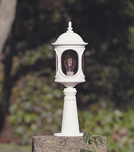 Konstsmide Junior 574-250 Outdoor Pole - Matt White - Alton Garden Centre 2 Konstsmide Junior 574-250 Outdoor Pole - Matt White - Alton Garden Centre - Image 2