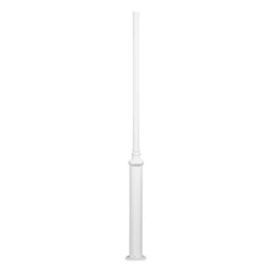 Konstsmide Draco 579-250 Outdoor Pole - Matt White - Alton Garden Centre