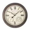 Outside In Bickerton Wall Clock & Thermometer 15" - Alton Garden Centre