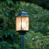 Konstsmide Milano 7245-759 Garden Post Light - Black - Alton Garden Centre