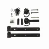 Forest - Ring Gate Latch Set (Black Zinc Coated) - Alton Garden Centre