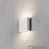 Konstsmide Chieri 7972-250 Matt White Wall Light - 2x3 LED - Alton Garden Centre