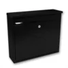 Sterling Elegance Metal Post Box- Black - Alton Garden Centre