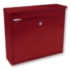 Sterling Elegance Metal Post Box- Red - Alton Garden Centre