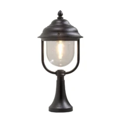 Konstsmide Parma 7224-750 Post Light - Matt Black - Alton Garden Centre
