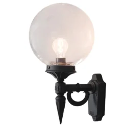 Konstsmide Orion 496-750 Wall Lamp - Matt Black - Alton Garden Centre