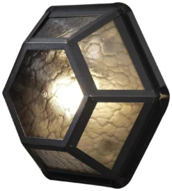 Konstsmide Castor 533-750 Wall & Ceiling Lamp - Matt Black - Alton Garden Centre