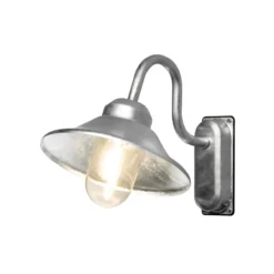 Konstsmide Vega 556-320 Down Wall Light - Galvanised - Alton Garden Centre