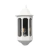 Konstsmide Pallas 566-250 Flush Wall Light - Matt White - Alton Garden Centre