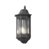 Konstsmide Pallas 566-750 Flush Wall Light - Matt Black - Alton Garden Centre