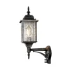 Konstsmide Milano 7268-759 Up Wall Light - Black - Alton Garden Centre