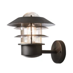Konstsmide Modena 7303-750 Wall Light - Matt Black - Alton Garden Centre