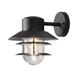 Konstsmide Modena 7310-750 Down Wall Light - Matt Black - Alton Garden Centre