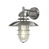 Konstsmide Sorrento 7319 Down Wall Light - Stainless Steel - Alton Garden Centre