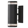 Konstsmide Modena 7512-750 Up And Down Wall Light - Black - Alton Garden Centre