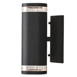 Konstsmide Modena 7512-750 Up And Down Wall Light - Black - Alton Garden Centre