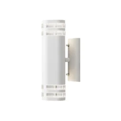 Konstsmide Modena 7516-250 Big Up & Down Wall Light - Matt White - Alton Garden Centre