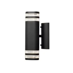 Konstsmide Modena 7516-750 Big Up & Down Wall Light - Matt Black - Alton Garden Centre