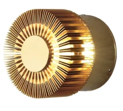 Konstsmide Monza 7900-800 High Power LED Wall Light - Anodized Brass - Alton Garden Centre