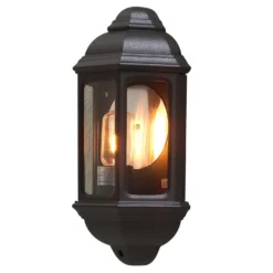 Konstsmide Cagliari 7011-750 Wal Light - Matt Black - Alton Garden Centre