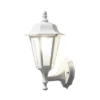 Konstsmide Wall Lamp 7094-250 - Matt White - Alton Garden Centre