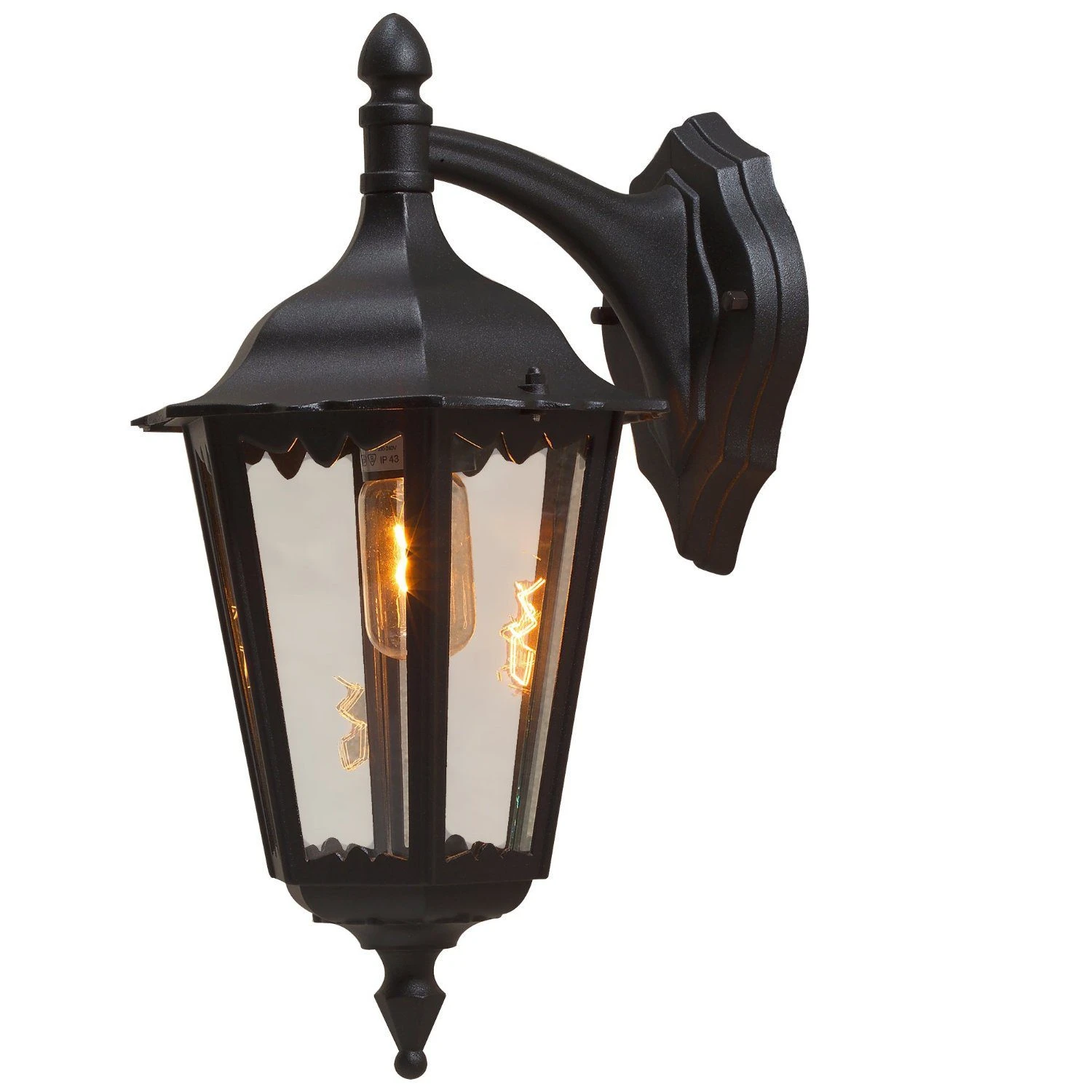 Konstsmide Firenze 7212-750 Wall Light - Matt Black - Alton Garden Centre 1 Konstsmide Firenze 7212-750 Wall Light - Matt Black - Alton Garden Centre