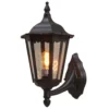 Konstsmide Firenze 7213-750 Wall Light - Matt Black - Alton Garden Centre