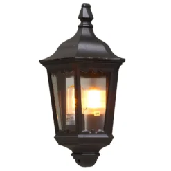 Konstsmide Firenze 7229-750 Wall Light - Matt Black - Alton Garden Centre